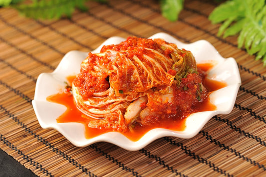 Image by chengzhu from pixabay. Korean spicy cabbage.