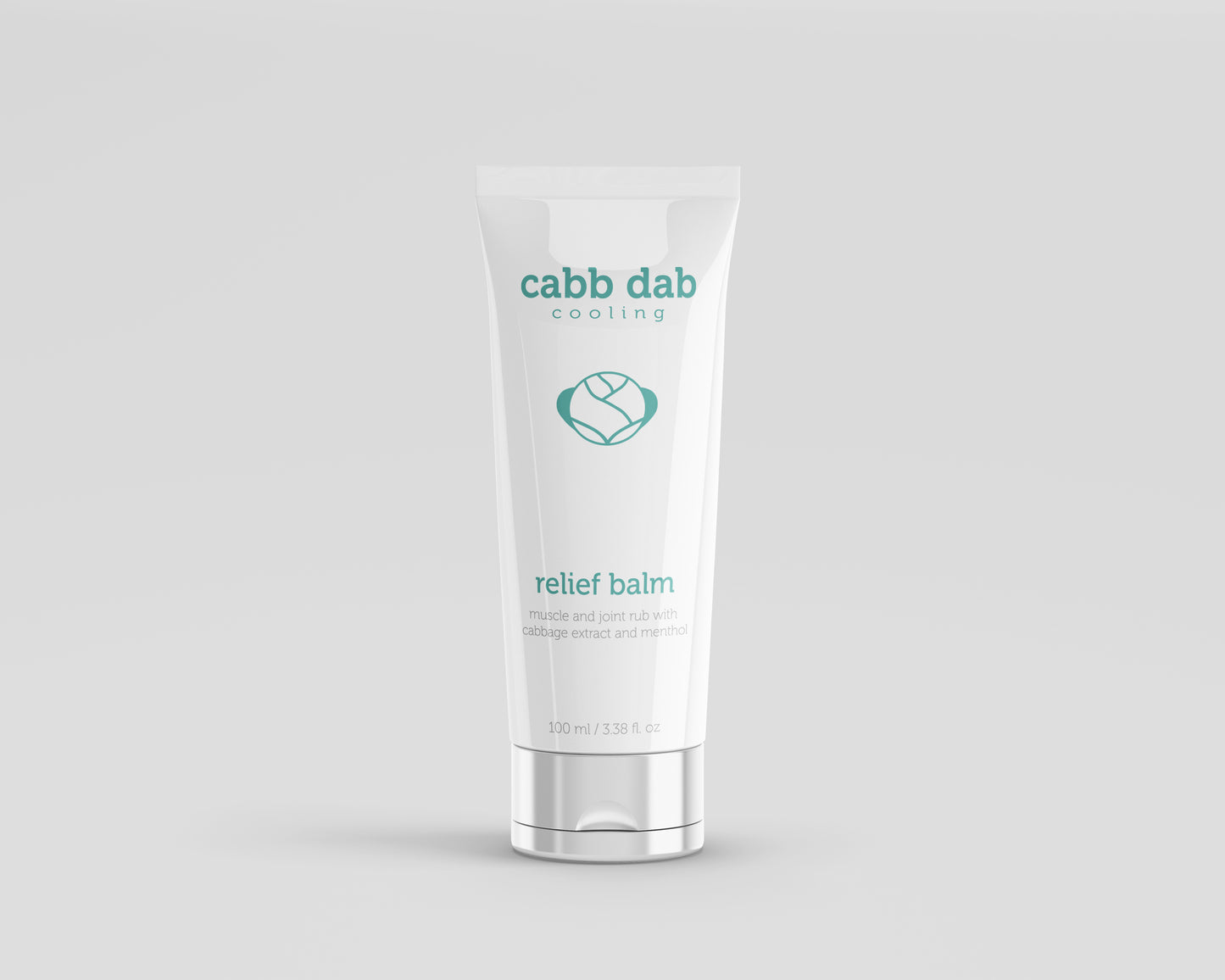 cabb dab cooling relief balm with real cabbage leaf extract and menthol (one tube)