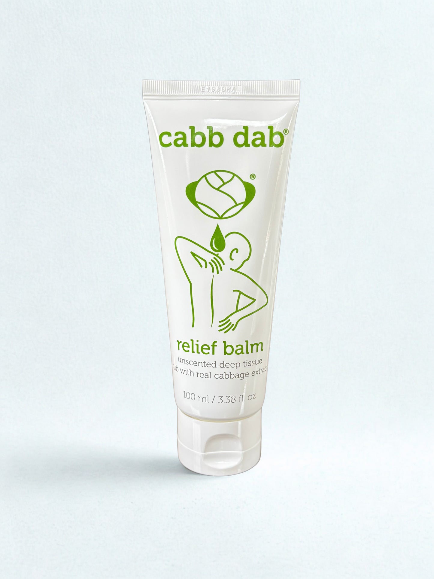 양배추 잎 추출물이 함유된 **Cabb Dab 무향 릴리프 밤** (1개 튜브)