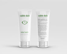 Load image into Gallery viewer, cabb dab unscented relief balm with real cabbage leaf extract
